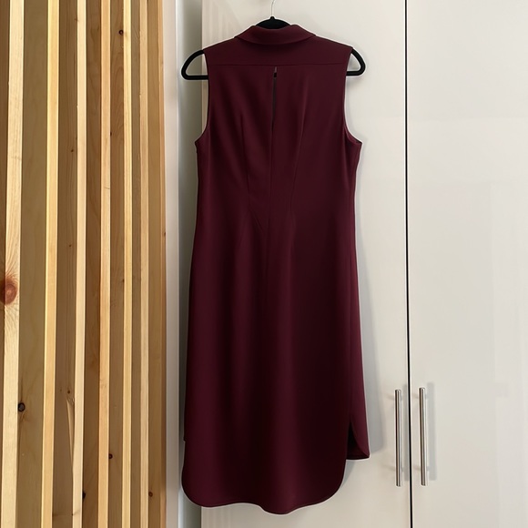 Karen Millen Burgundy Shirt Dress - Picture 2 of 4